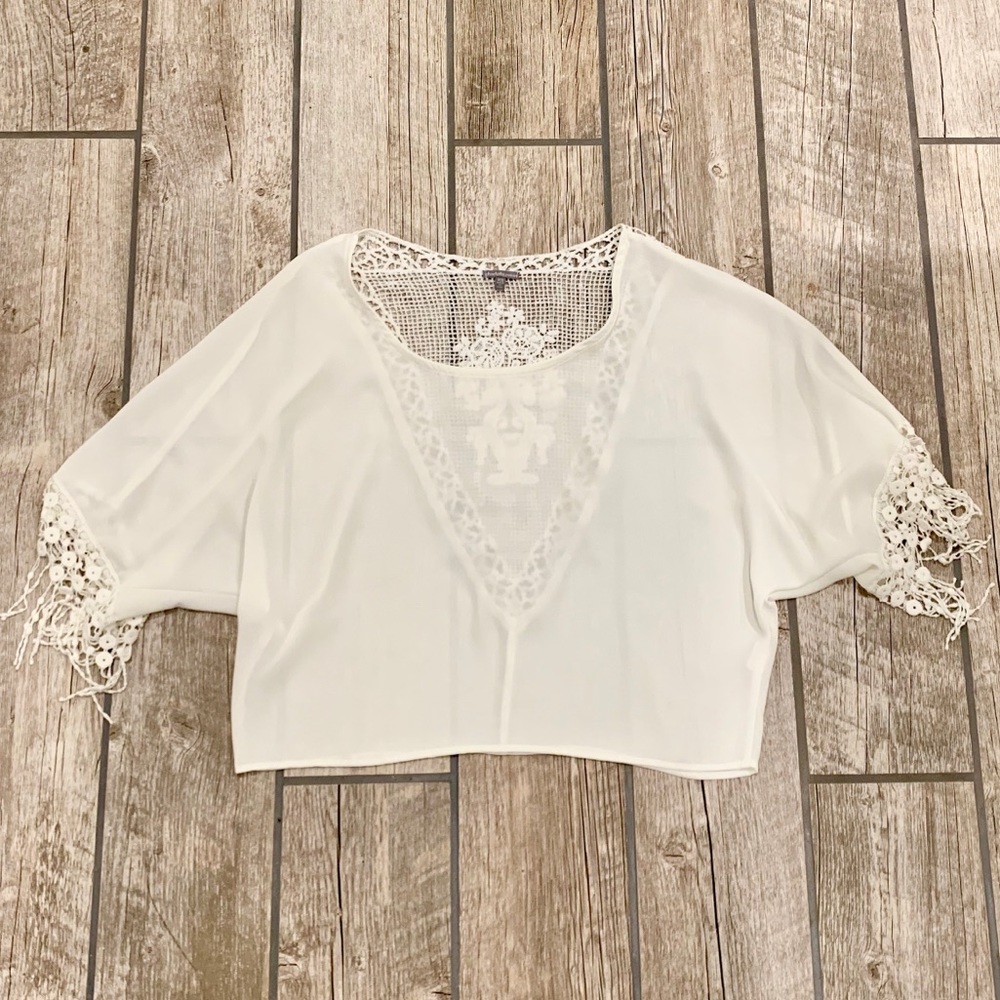 Flowy crochet top